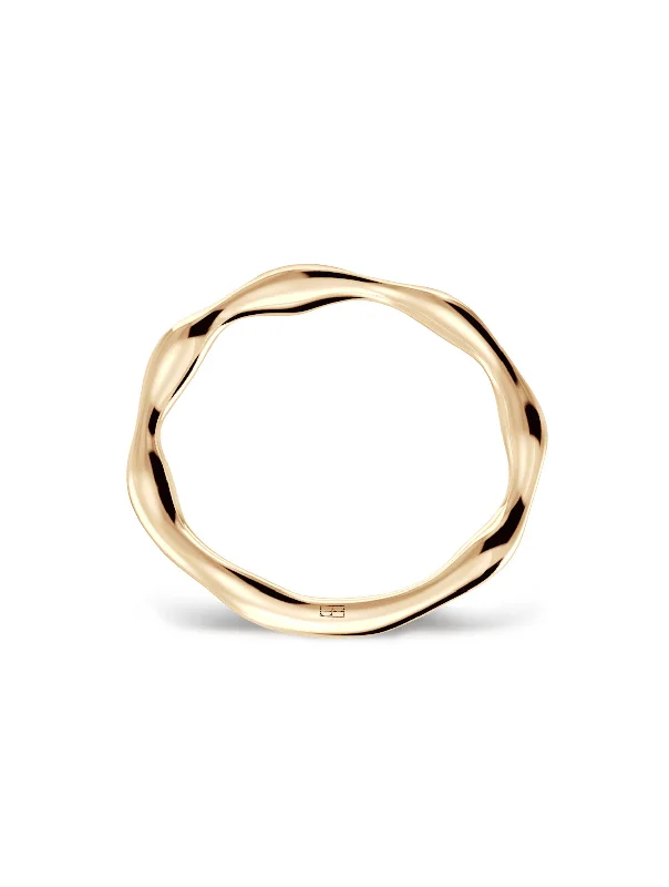 Boho Style Ring-Liquid N°7 18K Gold Ring