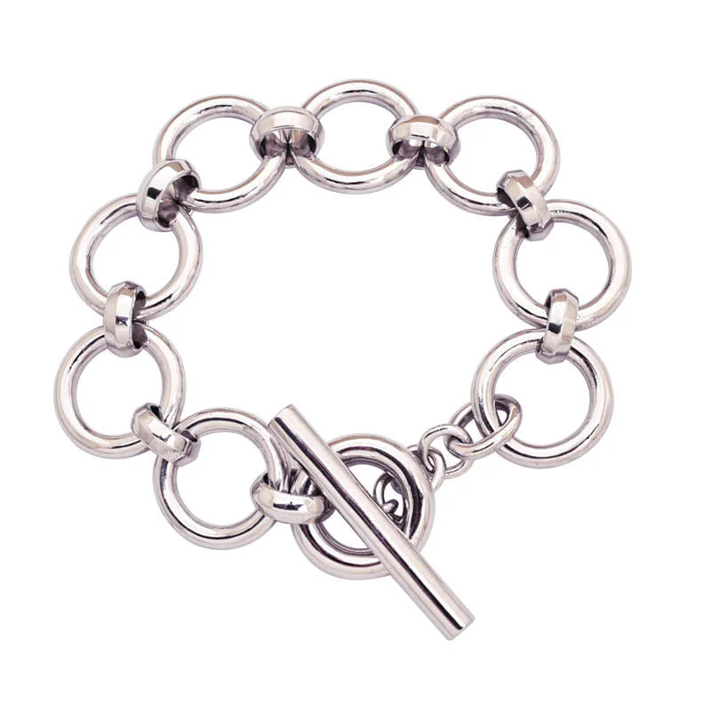 Women’s Adjustable Bracelet-Toggle Bracelet- Sterling Silver