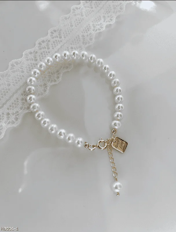 Women’s Personalized Bracelet-Natural pearls goodluck bracelet