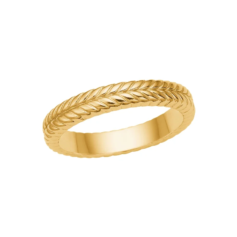 Personalized Men’s Ring-Mirage 18K Gold Plated Statement Ring