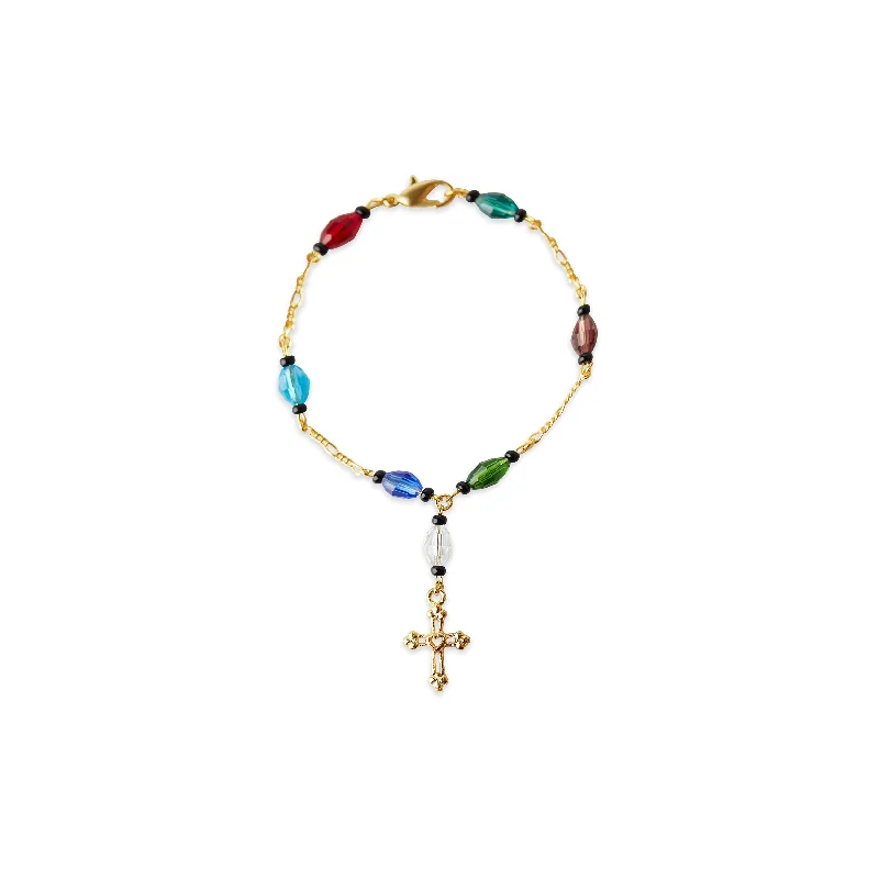 Simple Chain Bracelet-THE PALMA CROSS BRACELET