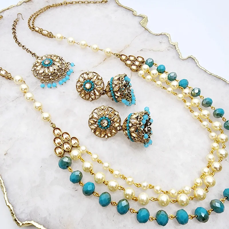 Heart Shaped Necklace-Vishna Necklace Set