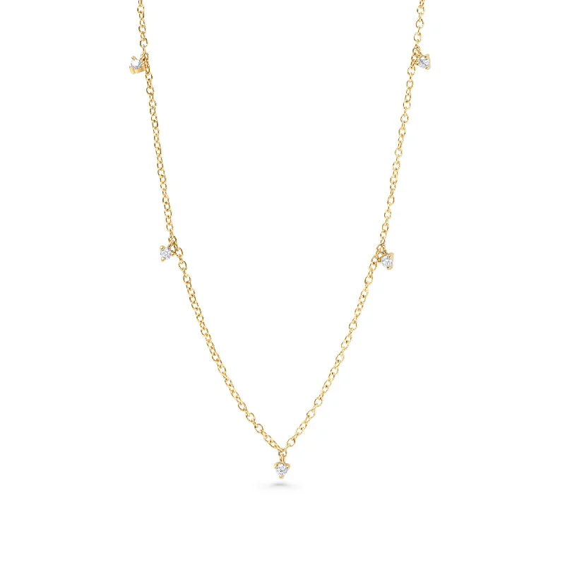 Simple Gold Necklace-Rosa Necklace