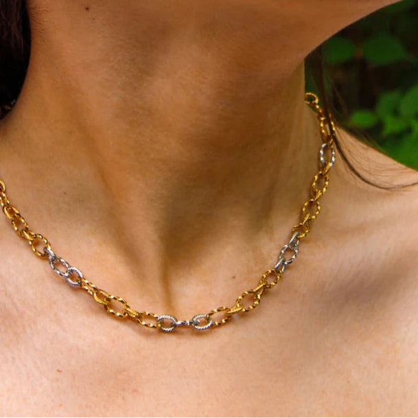 Classic Pearl Necklace-Balence Chain Necklace