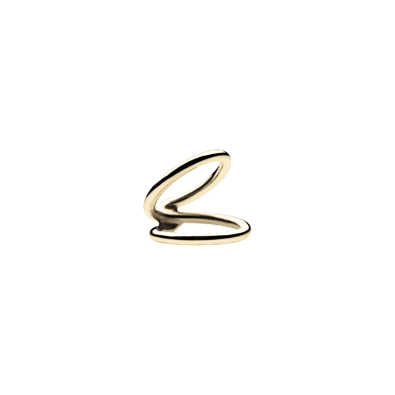 Oval Cut Diamond Ring-Viper Ring Gold Plated