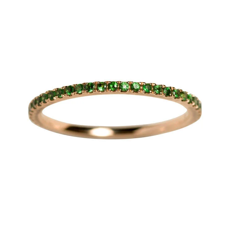 Heart Shaped Ring for Women-Petit Olivia Ring Gold, Green