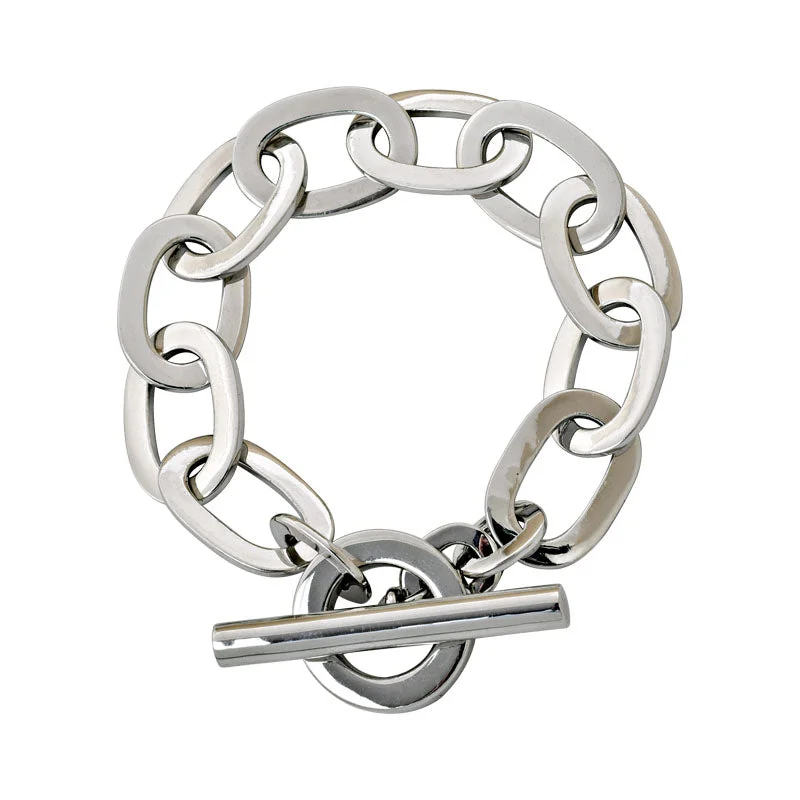 Men’s Adjustable Bracelet-Toggle Bracelet- Sterling Silver