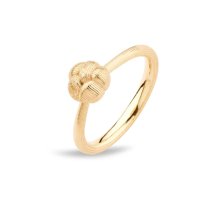 Heart Shaped Wedding Ring-Savá 18K Gold Ring Small