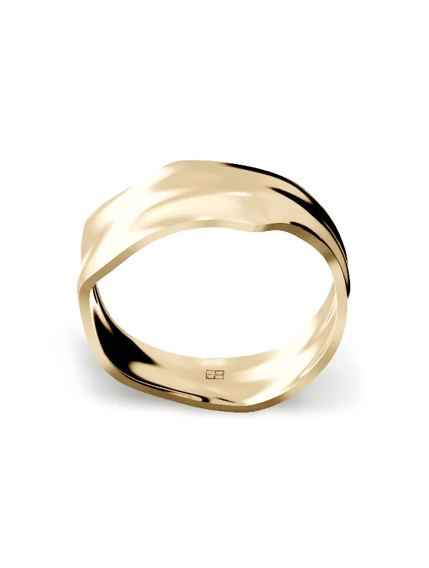 Diamond Eternity Ring-Liquid N°1 18K Gold Ring