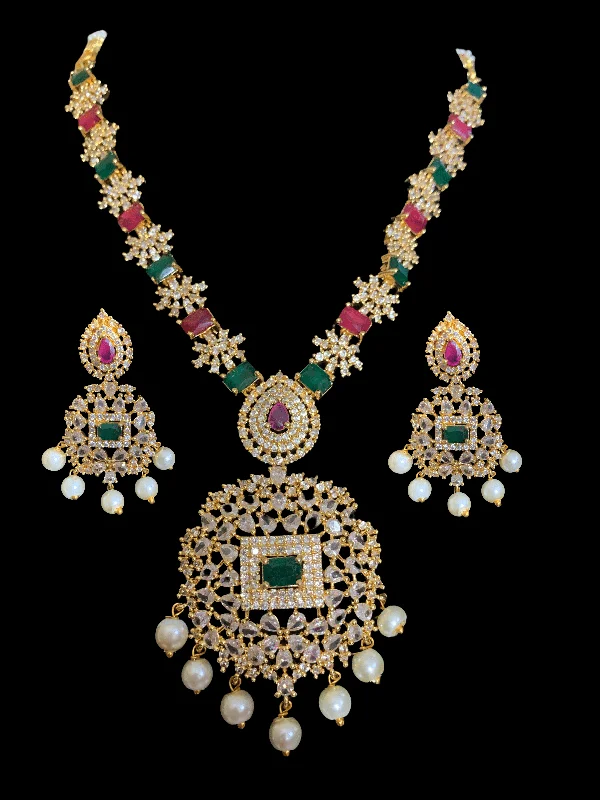 Statement Beaded Necklace-NS29 Netra necklace set ( READY TO SHIP )