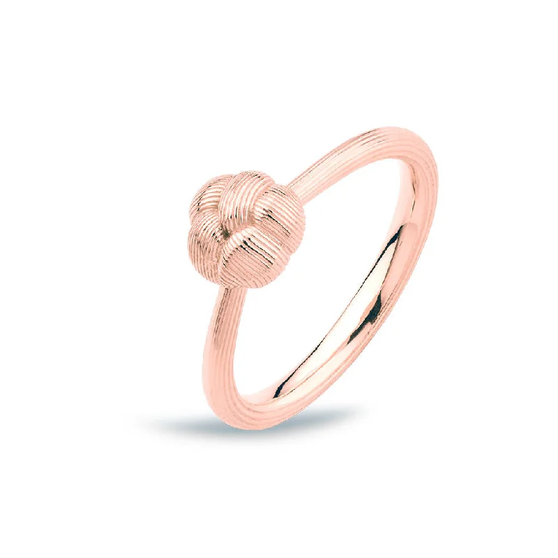 Rose Gold Diamond Ring-Savá 18K Rosegold Ring Small