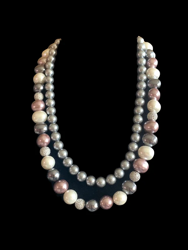 Fashionable Choker Necklace-NS267 pearl necklace ( READY TO SHIP )