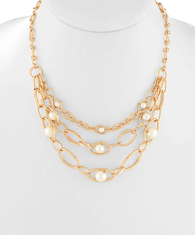 Trendy Long Necklace-Landon Pearl Necklace