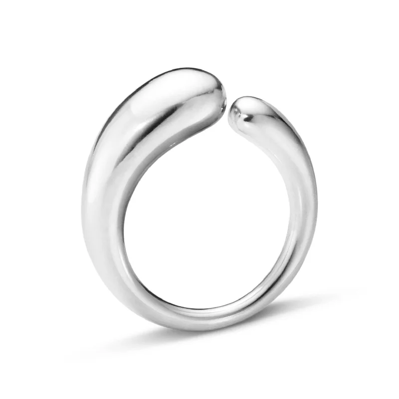 Diamond Ring for Women-Small Mercy Silver Ring