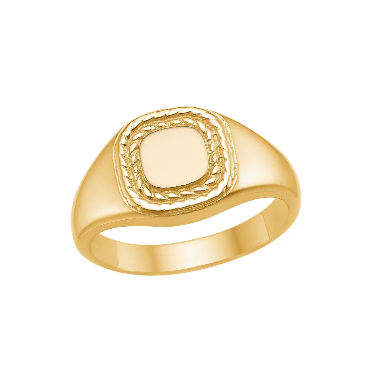 Unique Couples Rings-Mirage 18K Gold Plated Ring