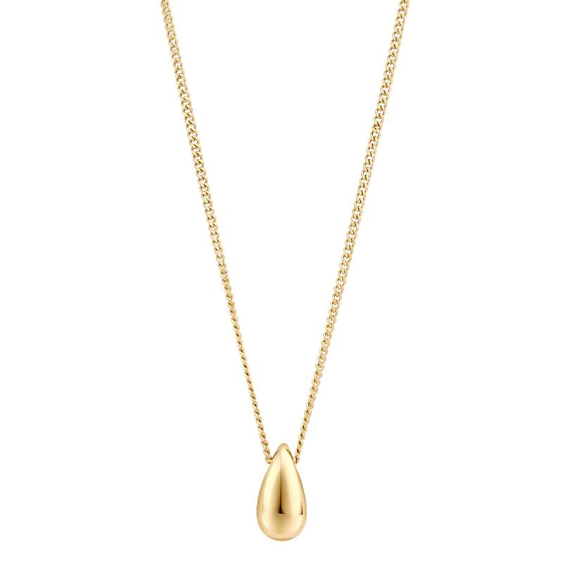 Minimalist Gold Necklace-Selena Pendant Necklace