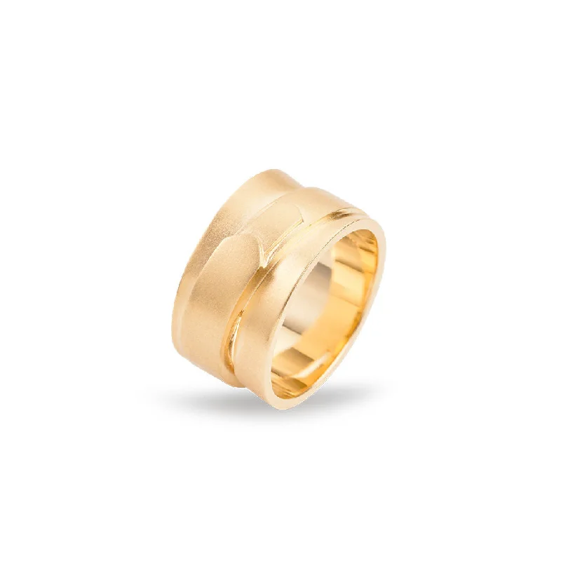 Custom Name Ring-Jovian Large 18K Gold Ring